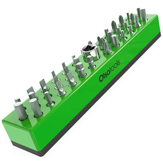 Hex Bit Organizer with Magnetic Base | Magnetic Hex Bit Organizer for Green