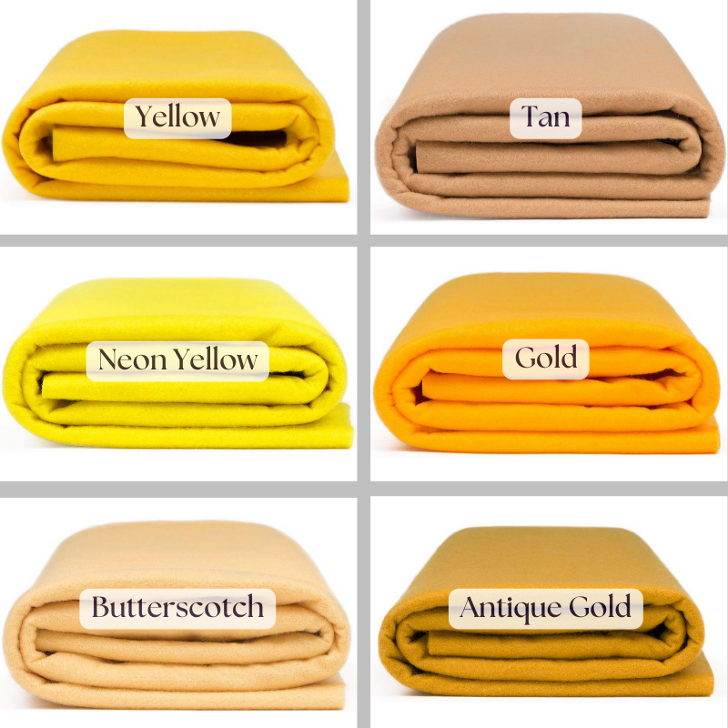 Acrylic Felt Fabric by Yard – 72" Wide 1.6mm Thick Soft Durable Craft Material - Image 2