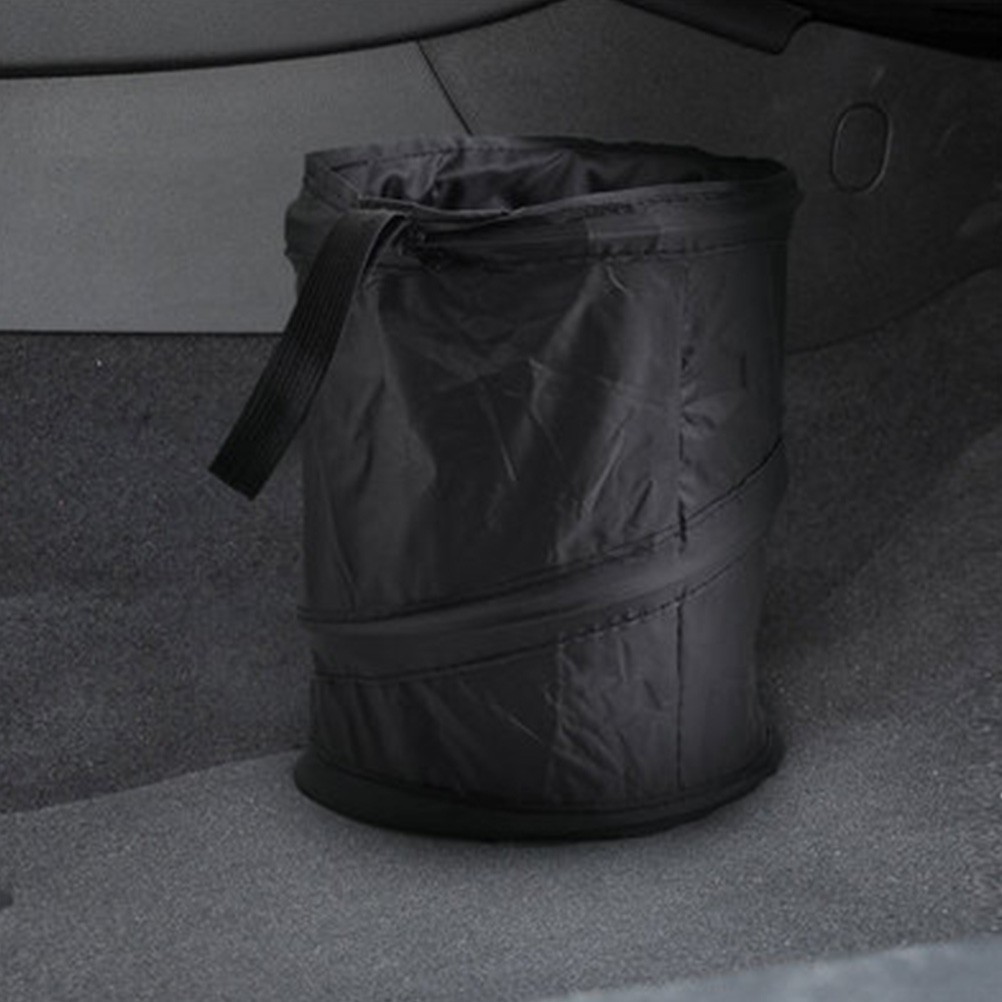 2 Pcs Trash Can Foldable Container Garbage Car Storage Organizer