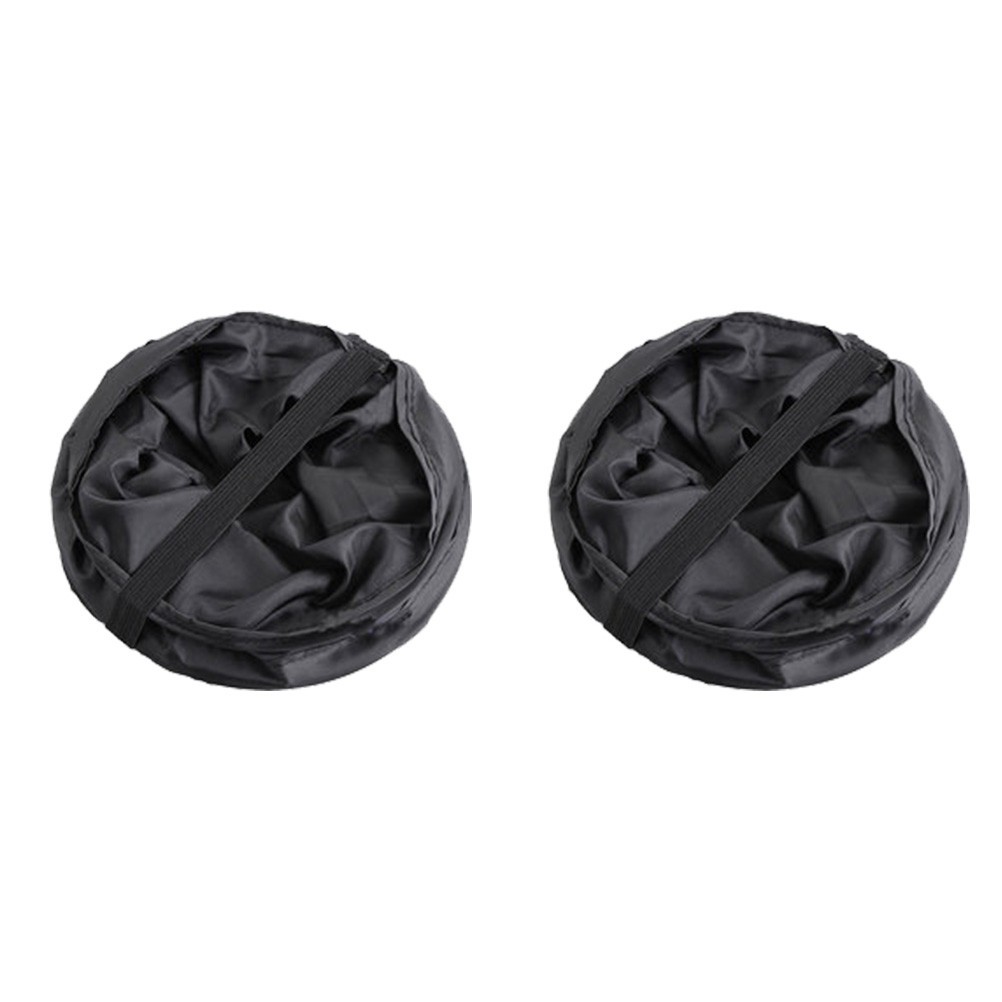 2 Pcs Trash Can Foldable Container Garbage Car Storage Organizer - Image 3