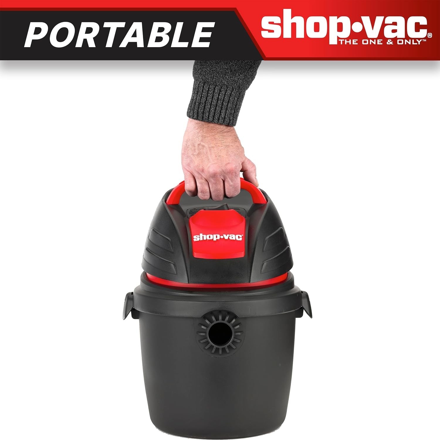 Versatile 2.5 Gallon Wet/Dry Vacuum Cleaner - Ideal for Home & Automotive Use - Image 5