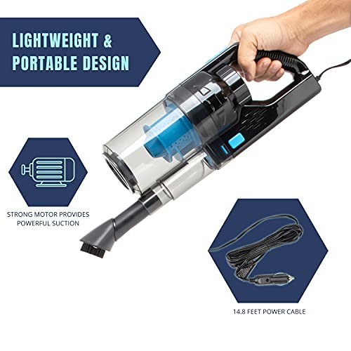 53730A Car Vacuum | Wet & Dry Portable Cleaner | DC 12V Corded Auto - Image 4