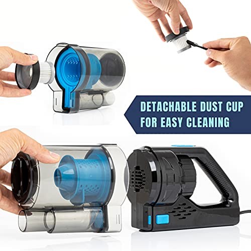 53730A Car Vacuum | Wet & Dry Portable Cleaner | DC 12V Corded Auto - Image 5