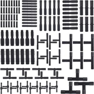 Vacuum Connector Automotive Vacuum Tubing Tee Connector Assortment Kit Black