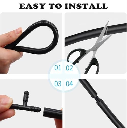 6PCS 5Ft Vacuum Hose Kit with 64 Connectors for Automotive Piping System Replace - Image 4