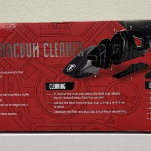 Firestone Automotive Portable Vacuum Cleaner 12V Cigarette Lighter Adapter