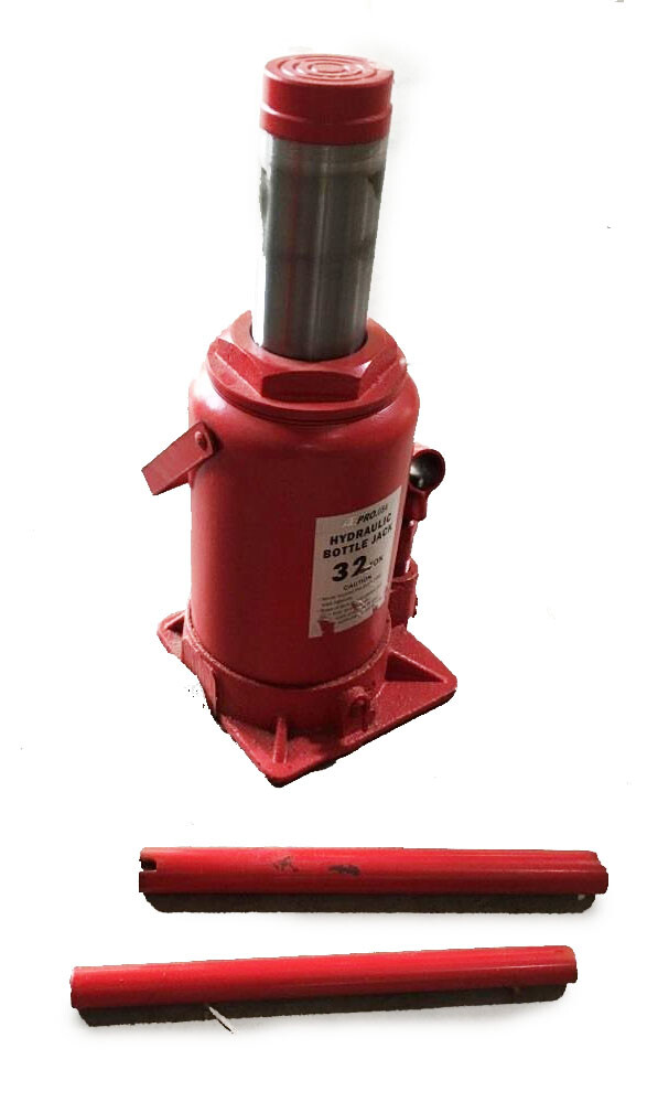 32 Ton Hydraulic Floor Bottle Jack Low Profile Automotive Shop Lift