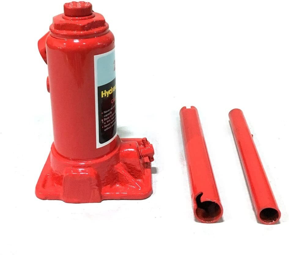 Hydraulic Bottle Jack Automotive Car Repair Shop Lift Tool Red (2 Ton) 40199 - Image 4