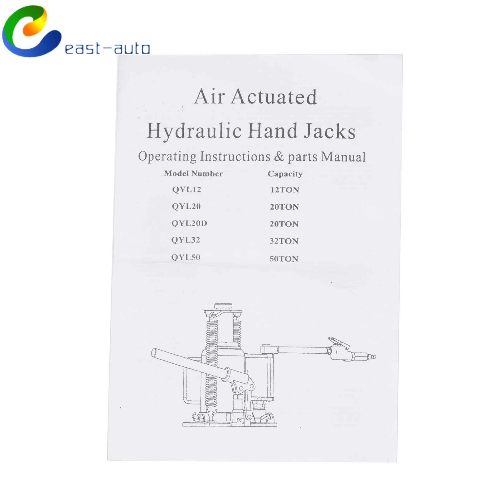 Air Hydraulic 20 Ton Bottle Jack Jacks Automotive Lift Tools Truck - Image 5
