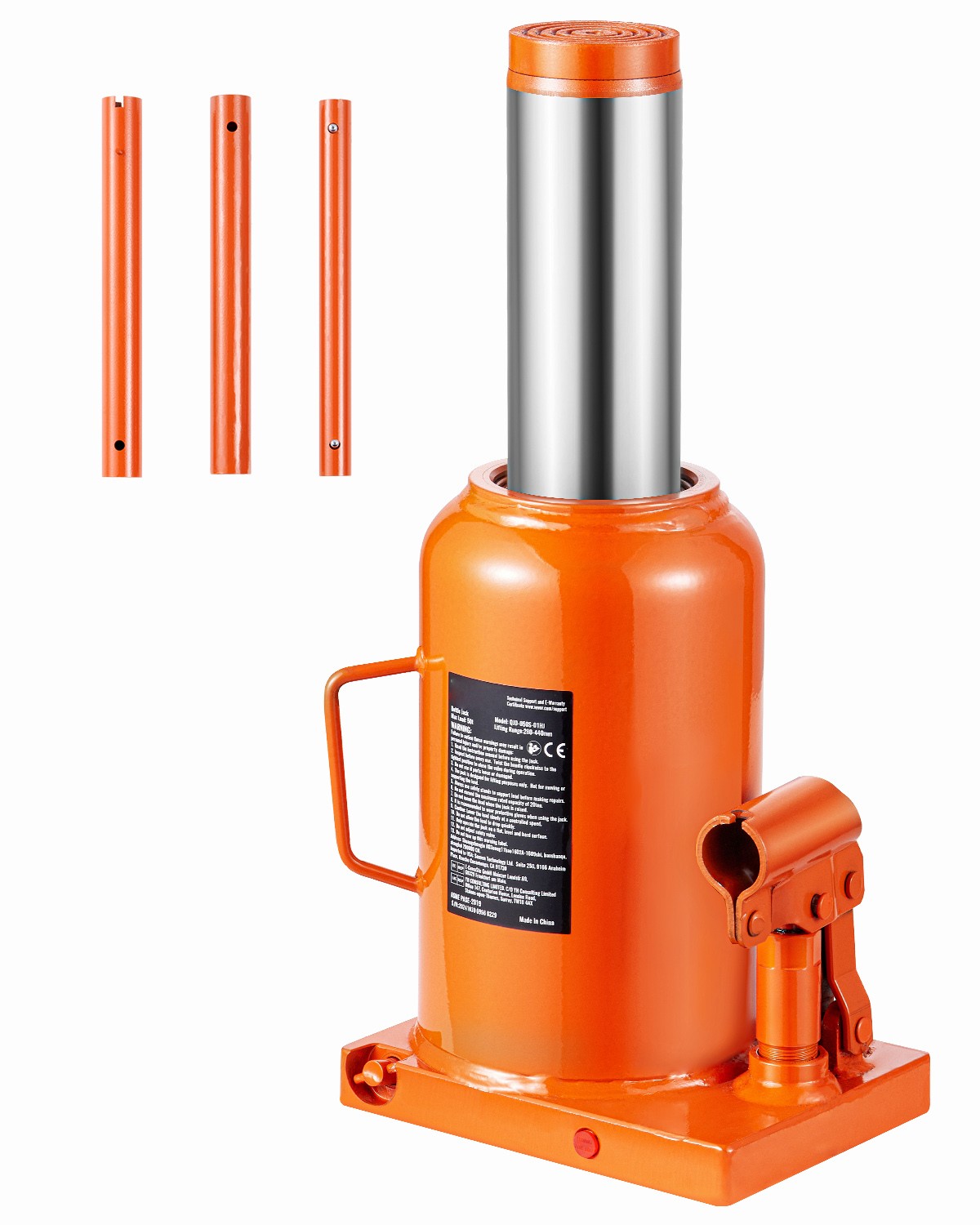 Bottle Jack 50 Ton Manual High Lift Automotive Car Repair Shop