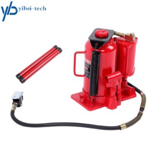20 Ton Air Hydraulic Bottle Jack w/ Manual Hand Pump Automotive Car Repair