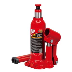 Torin Big Red Jacks 2 Ton Hydraulic Welded Red Automotive Steel Bottle Jack