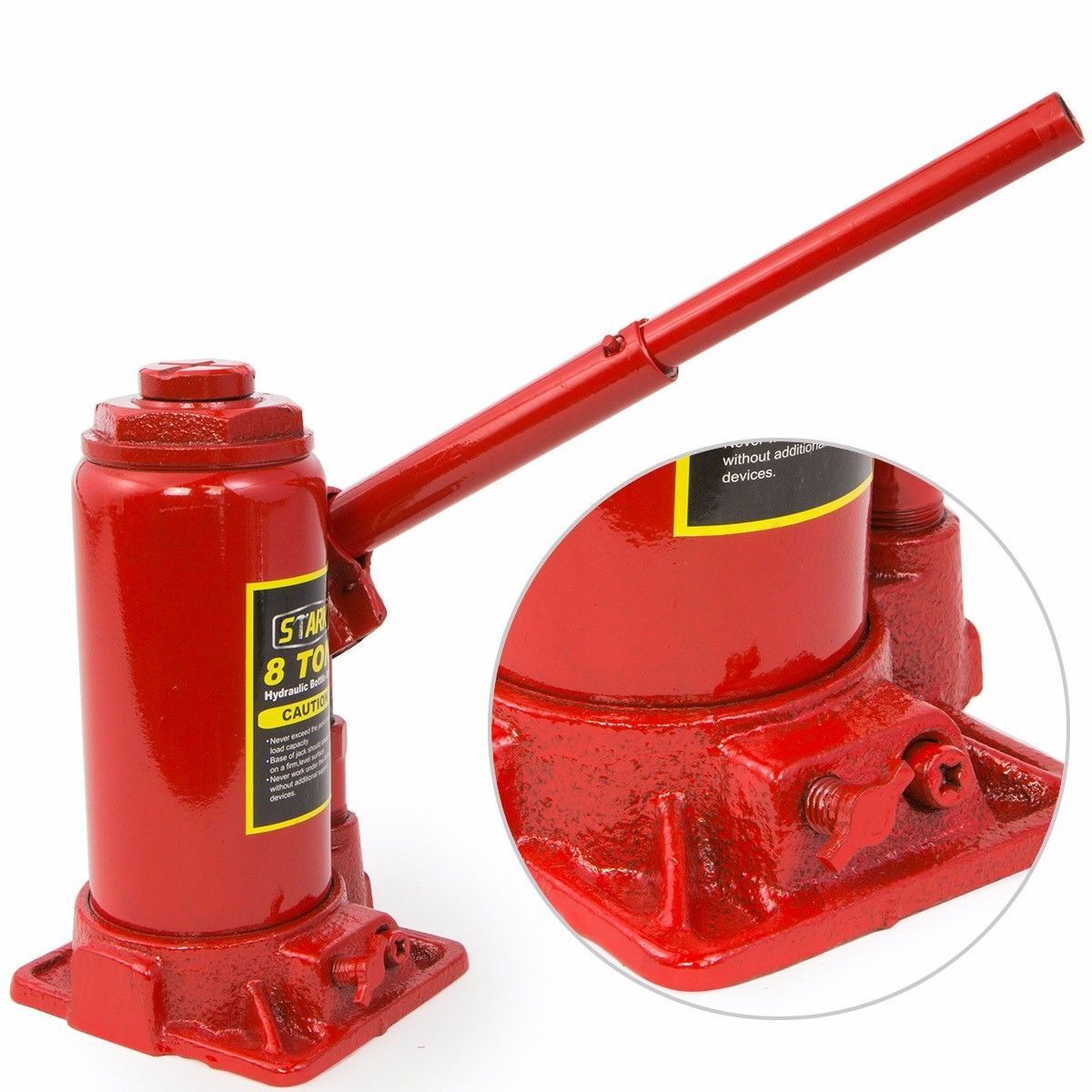 XtremepowerUS 8 Ton Hydraulic Bottle Jack 16,000 LBS Lift Automotive Car Compact - Image 3