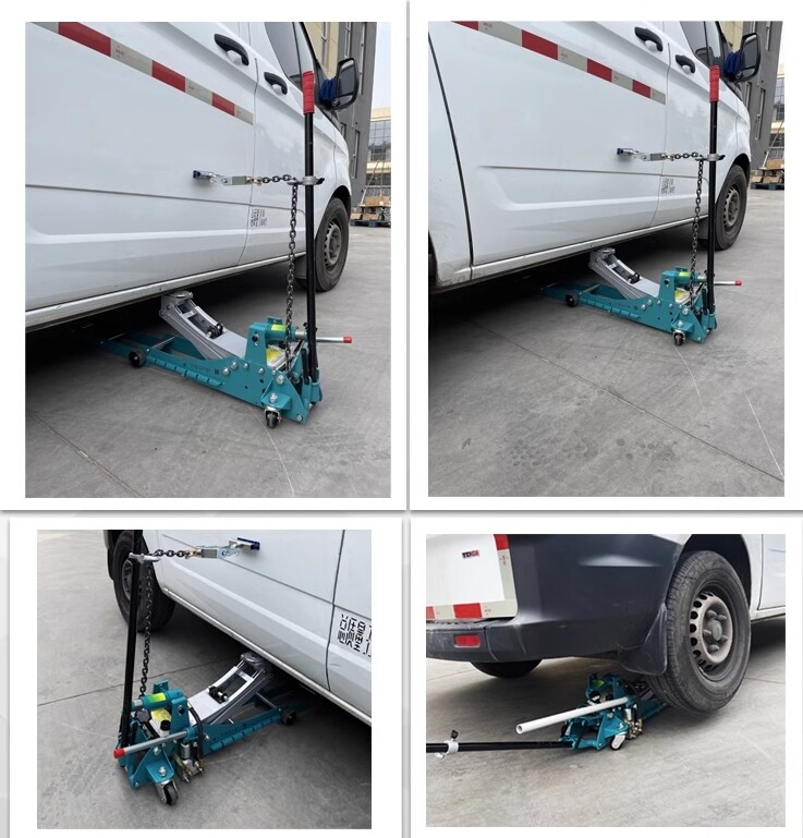 ✅Hydraulic Jack Low Profile Floor Jack Car Dent Repair Hydraulic Puller 2.5 Ton - Image 4