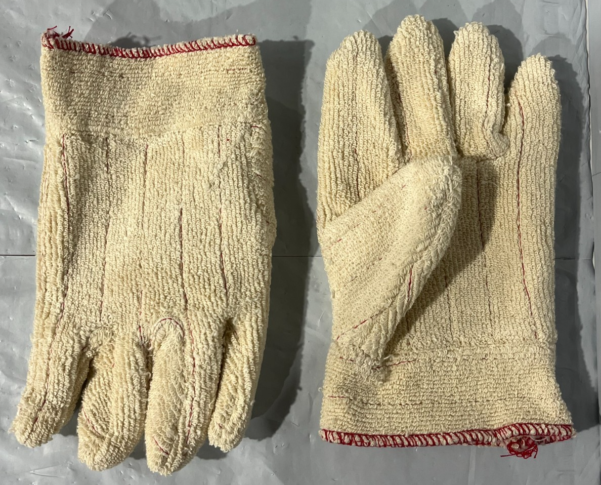 6 PAIR Heavy Duty Cotton Durable Protective Construction Terry Cloth Work Gloves