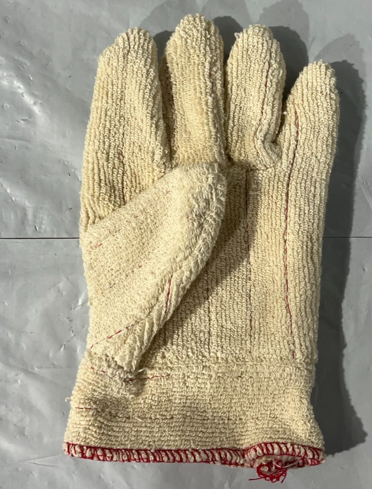 6 PAIR Heavy Duty Cotton Durable Protective Construction Terry Cloth Work Gloves - Image 2