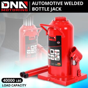 20 Tons Car Repair Steel Adjusted Automotive Hydraulic Welded Bottle Jack Red