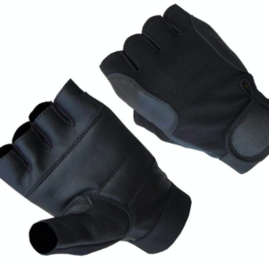 A&H Apparel Mens Premium Genuine Lamb Fingerless Leather Driving Gloves
