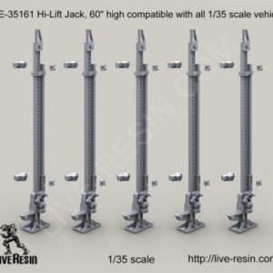 Live Resin LRE35161 1/35 Hi-Lift Jack, 60" for All Vehicles