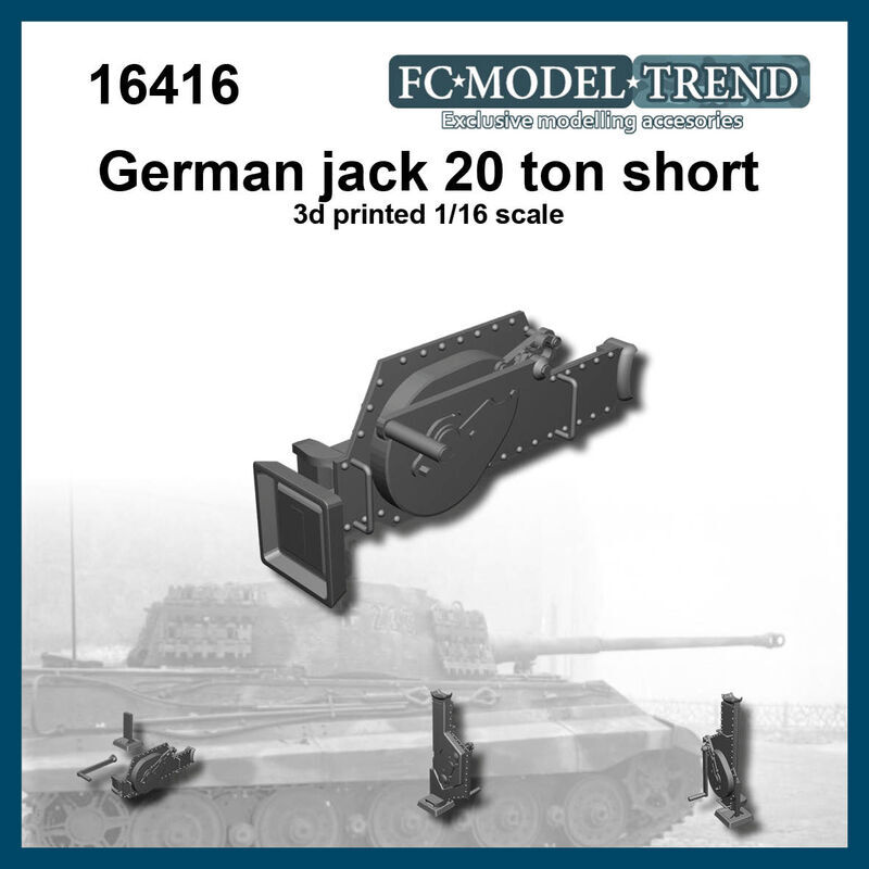 FC Model Trend 1/16 German 20 ton Jack Short