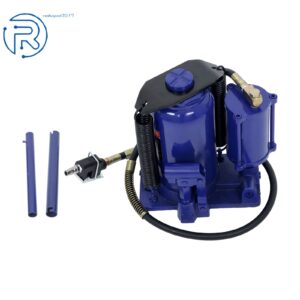 Pneumatic Air Hydraulic Bottle Jack W/ Manual Lifting Automotive Repair 20 Ton
