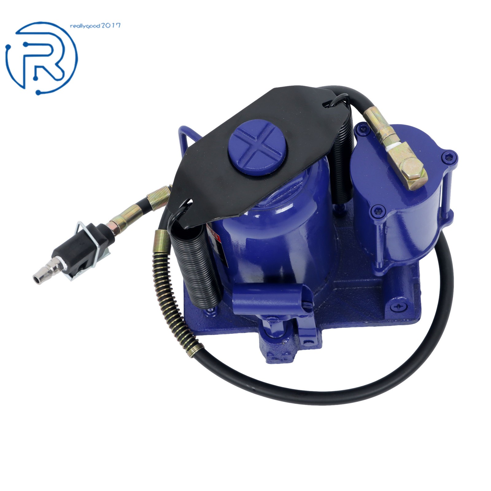 Pneumatic Air Hydraulic Bottle Jack W/ Manual Lifting Automotive Repair 20 Ton - Image 5