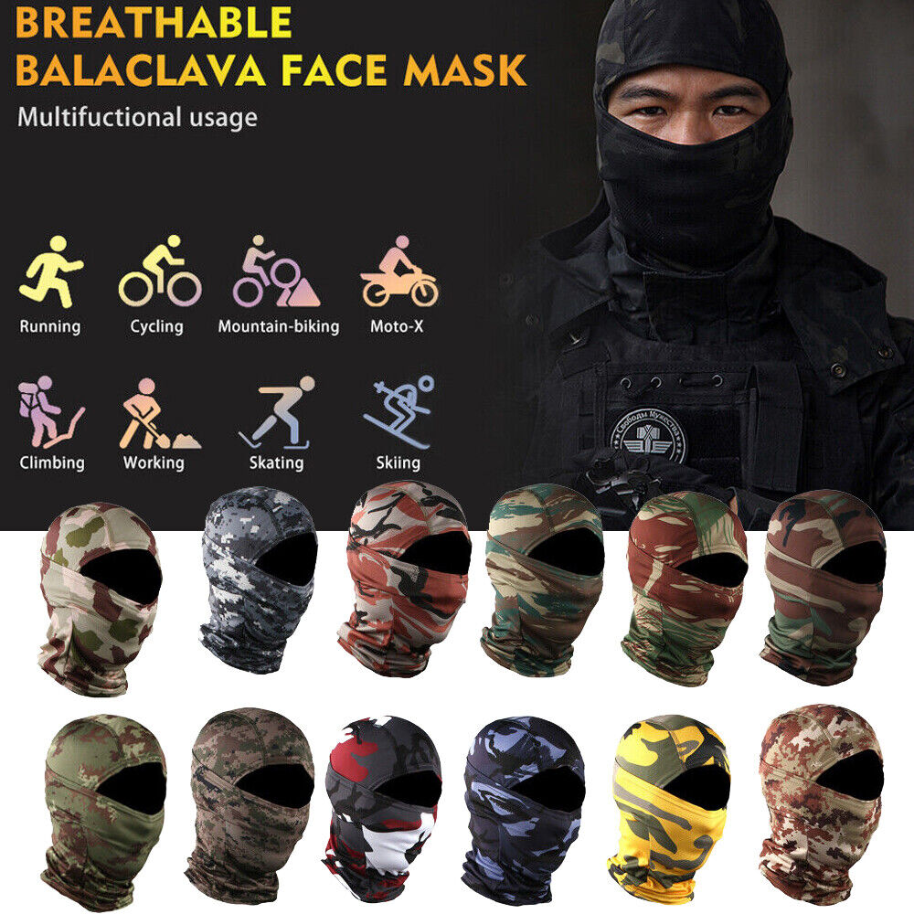 Tactical Fishing Balaclava Face Mask Scarf Mask Neck Gaiter Bandana Headwear - Image 4