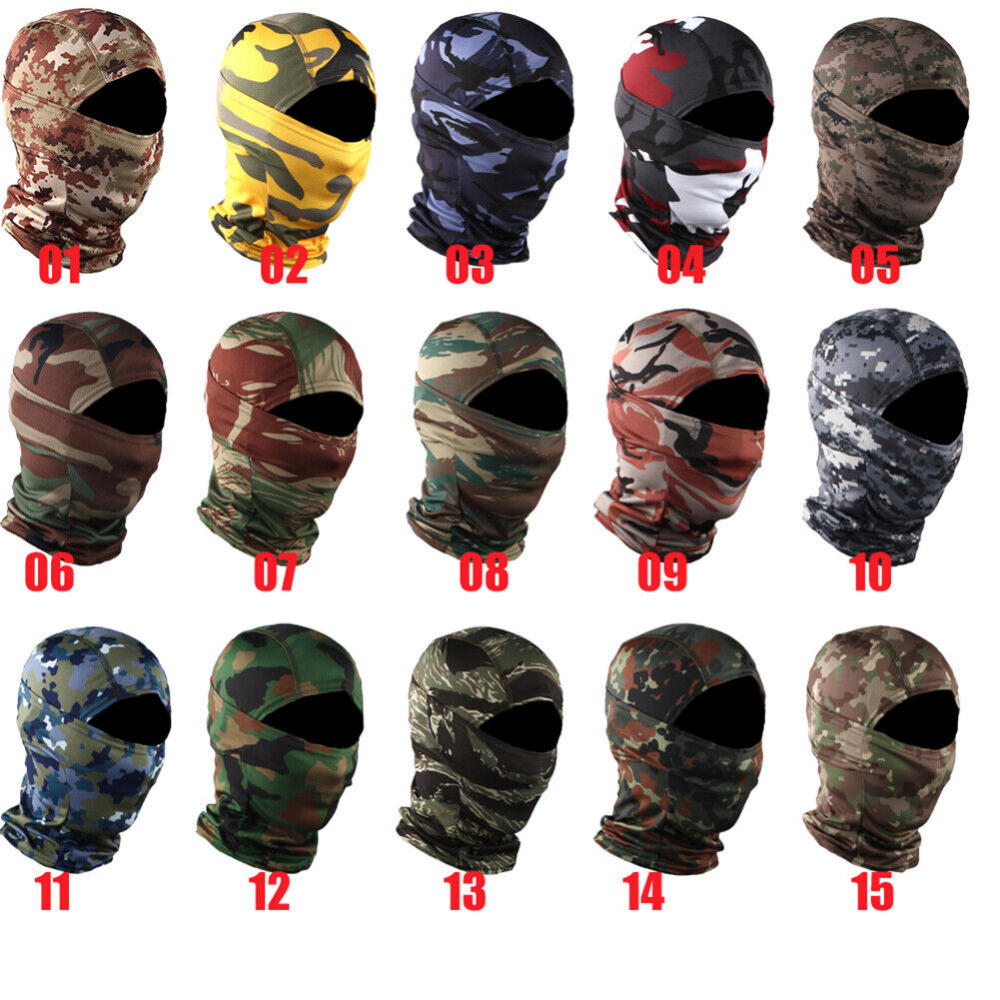 Tactical Fishing Balaclava Face Mask Scarf Mask Neck Gaiter Bandana Headwear - Image 5