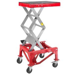 XtremepowerUS Motorcycle Dirt Bike ATV Scissor Jack Lifts Hoist Mini Crank 300lb