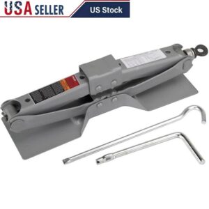 3000 lb Scissor Jack Heavy Duty Auto Lifting Jack Garage Vehicle Tool 2 Handles
