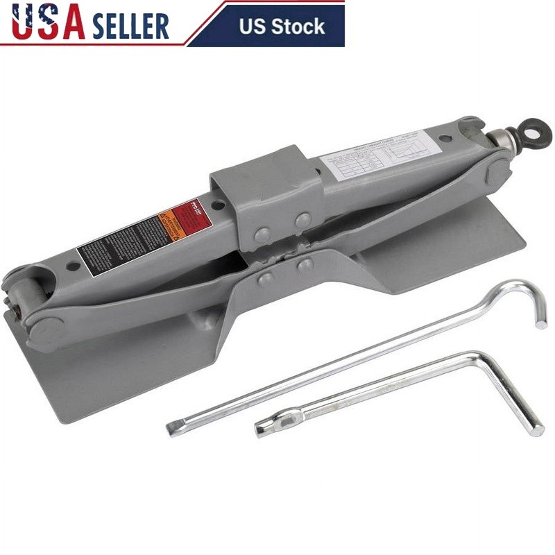 3000 lb Scissor Jack Heavy Duty Auto Lifting Jack Garage Vehicle Tool 2 Handles