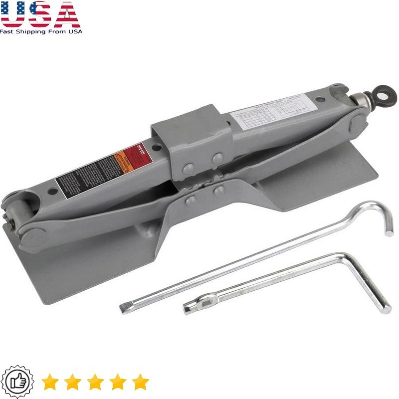 Heavy Duty 3000lbs Scissor Jack Compact Automotive Lift Garage Repairs New