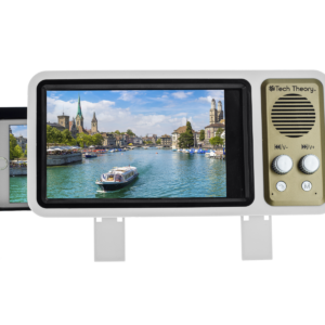 Tech Theory Smartphone Retro Home Theater Screen and Wireless Speaker