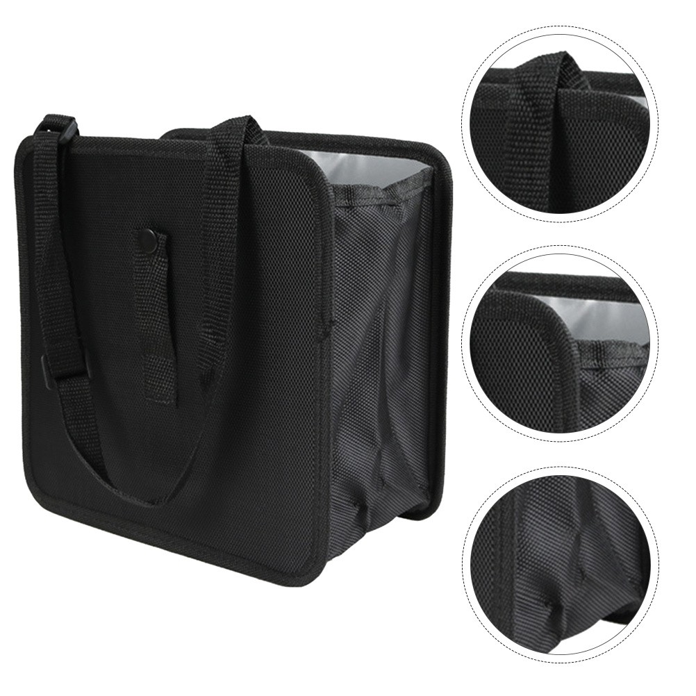 Rubbish Storage Pouch Car Garbage Can Container for Automotive Cans - Image 3