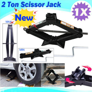 Car Lift Scissor Jack Hand Automotive Spare Tire Tool For Hyundai Toyota Nissan