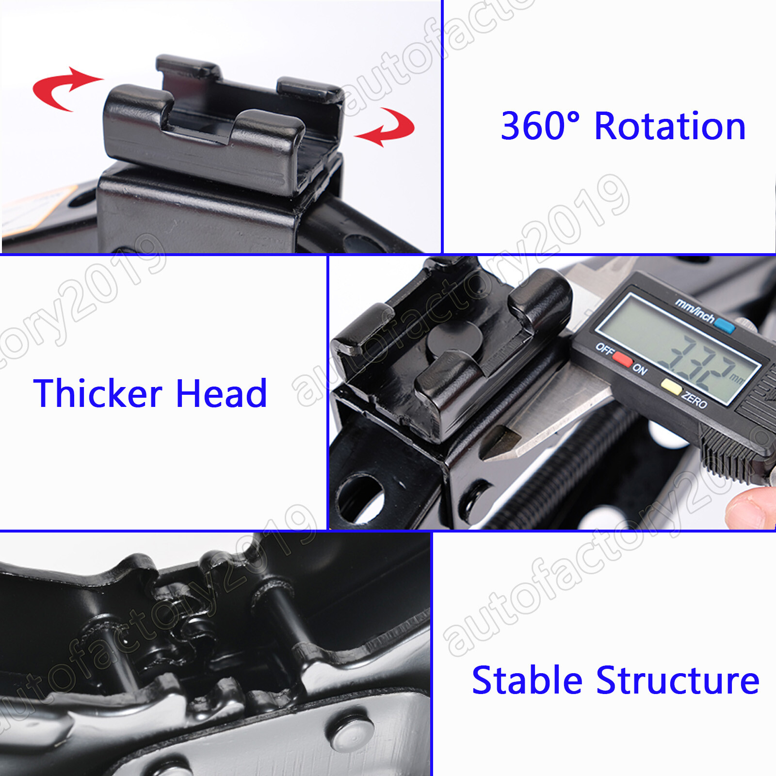 Car Lift Scissor Jack Hand Automotive Spare Tire Tool For Hyundai Toyota Nissan - Image 4