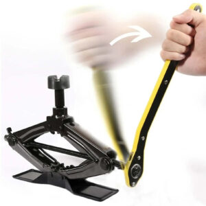 Automotive Car Scissor Jack Foldable Thickened Steel Material Horizontal Type