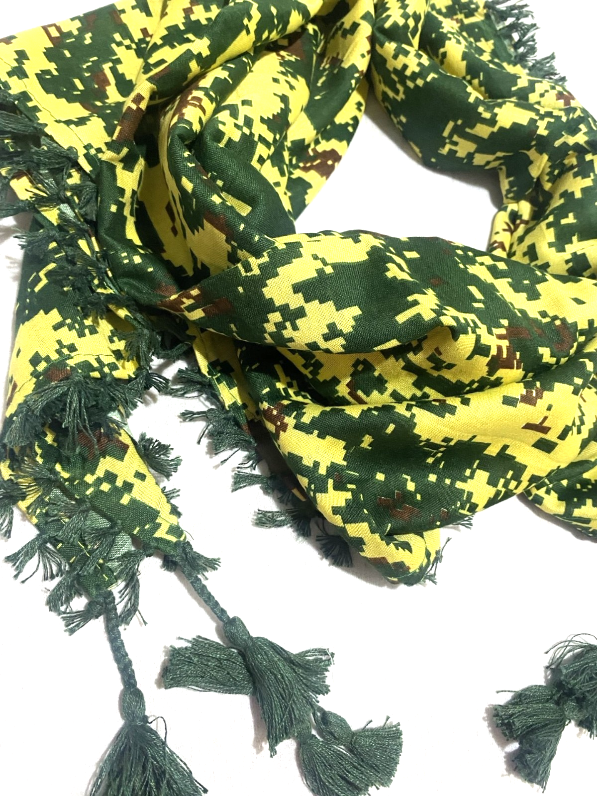 Army Scarf unique Keffiyeh Cover Headwear Vintage Dress Hatta Green Brown Force - Image 2