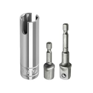 Automotive Trailer Drill Bit Adapter Set for RV Scissor Jacks 3 Pieces