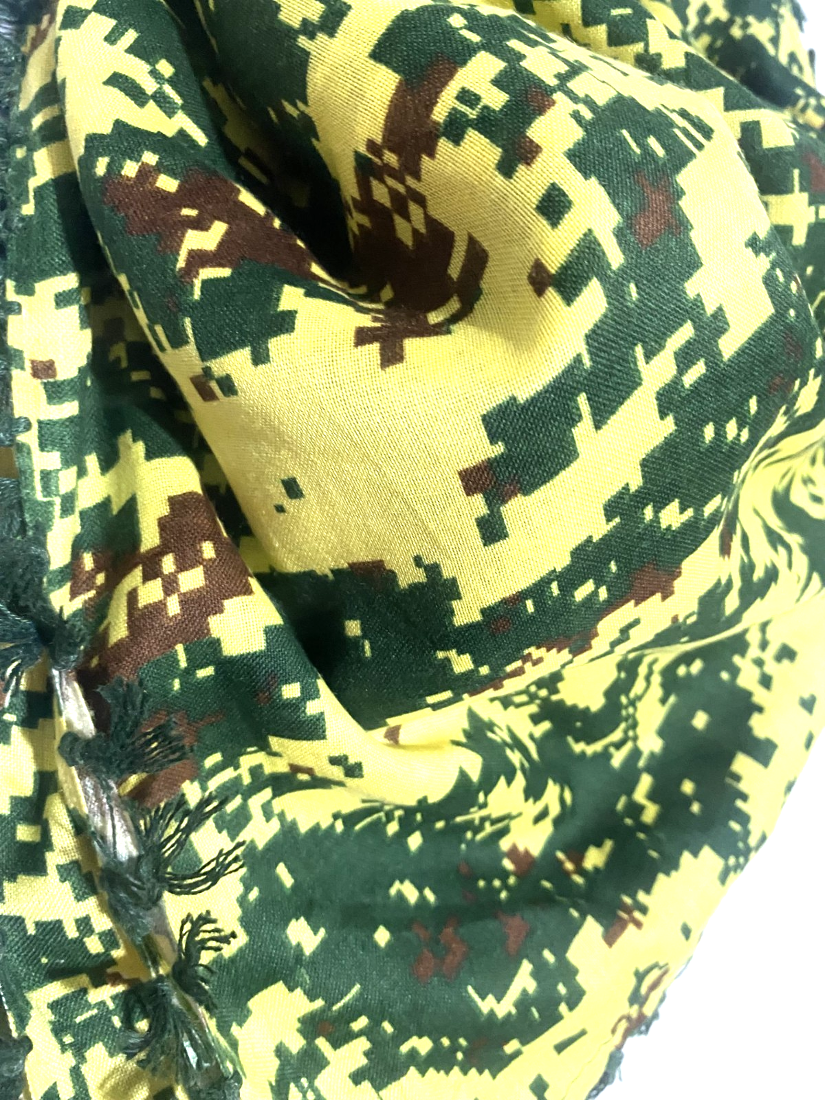 Army Scarf unique Keffiyeh Cover Headwear Vintage Dress Hatta Green Brown Force - Image 3