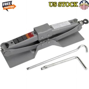Scissor Jack 3000 Lbs Capacity Lightweight Compact Design Grey T-9456 Handle New