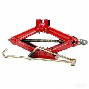 Car Jack for Automotive Repair and Tire Change - Hand-Crank Scissor Type