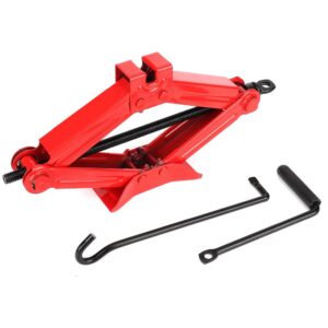 .Car Automotive Scissor Jack 45 Steel Chromed Emergency Crank Lift Stand Tool