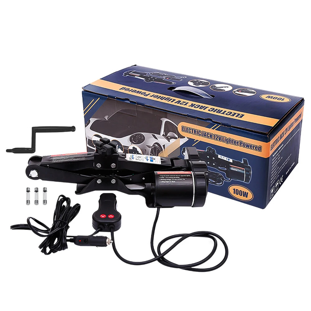 Portable Car Jacks 12V Electric Jack Scissor Automatic Lifting 2Ton Jack