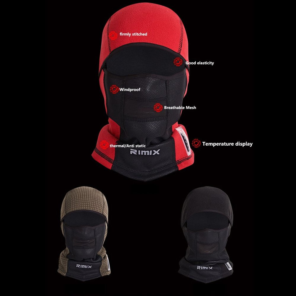 Balaclava Ski Full Face Mask Windproof Fleece Neck Warm for Winter Cold Weather - Image 5
