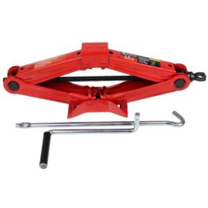 K Tool Automotive Scissor Jack 3,000 Lbs Capacity Red (63100)