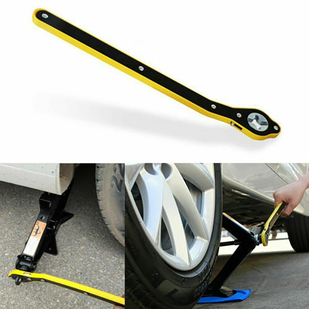 Automotive Jack Wrench Car Jack Wrench Scissor Wheel 1 X Garage Handle