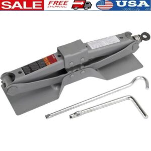 3000 lbs Scissor Jack Vehicle Lifting Heavy Duty Car Repair Tool W/ 2 Handles US