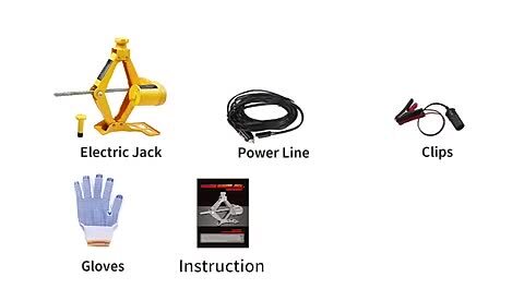 Car Electric Jack Automotive Lifting Equipment Car Lift Scissor Jack Repair Tool - Image 3