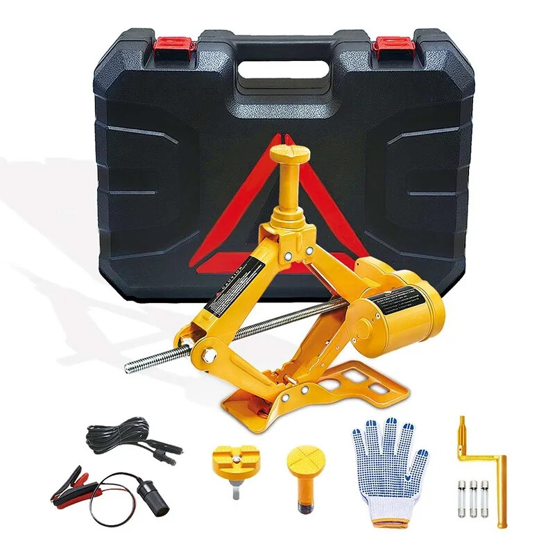 Car Electric Jack Automotive Lifting Equipment Car Lift Scissor Jack Repair Tool - Image 4